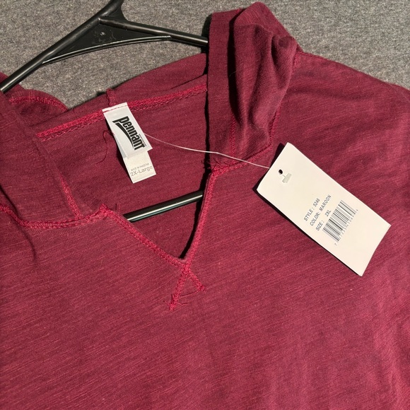Women’s 2XL NWT Pennant Sportswear Hoodie / Hooded Pullover, Maroon, Lightweight - Picture 5 of 8